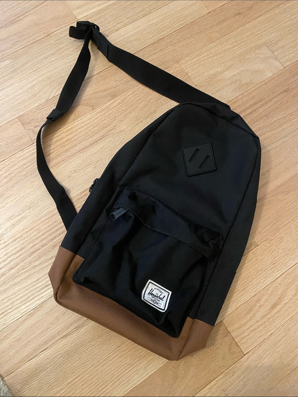 Herschel Supply Company Black and Brown Sling Bag - Crossbody Pack